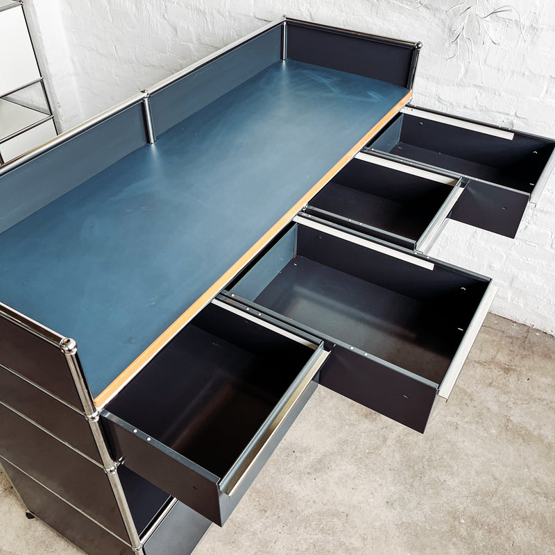 USM Haller - Theke/Bartheke - anthrazit - gebrauchte Designermöbel