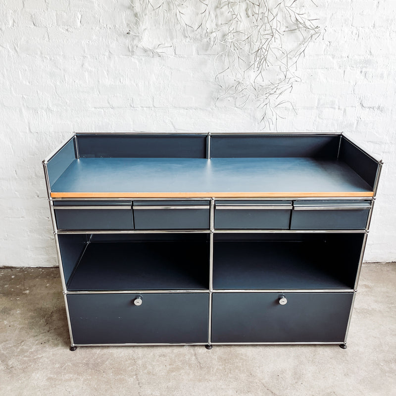 USM Haller - Theke/Bartheke - anthrazit - gebrauchte Designermöbel