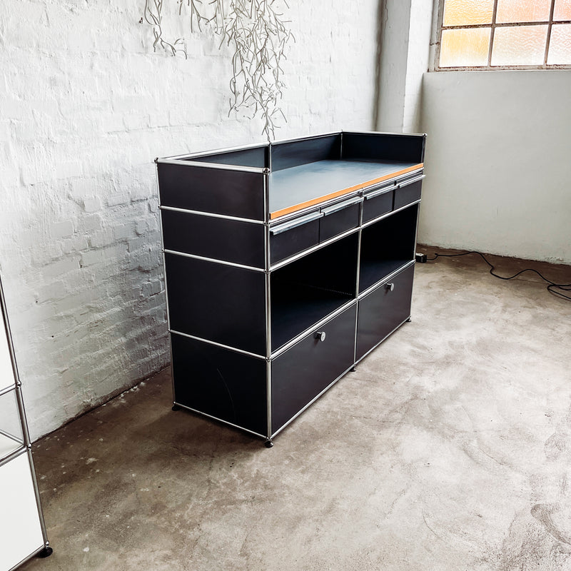 USM Haller - Theke/Bartheke - anthrazit - gebrauchte Designermöbel