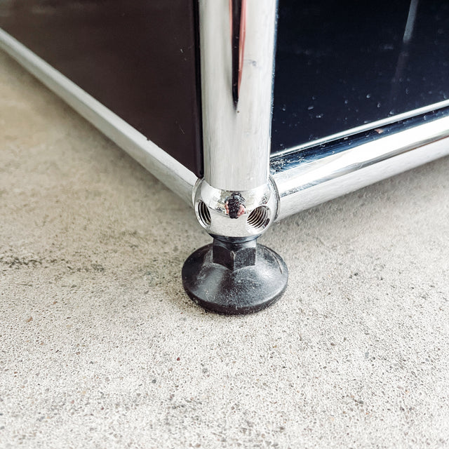 USM Haller - Doppelcontainer - schwarz - gebrauchte Designermöbel