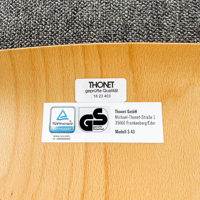 Thonet - S 43 Freischwinger - Mart Stam - gebrauchte Designermöbel