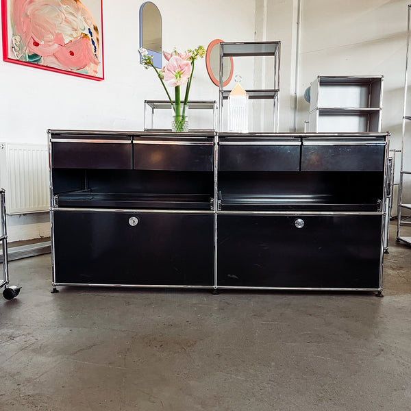 USM Haller - Sideboard - schwarz - gebrauchte Designermöbel