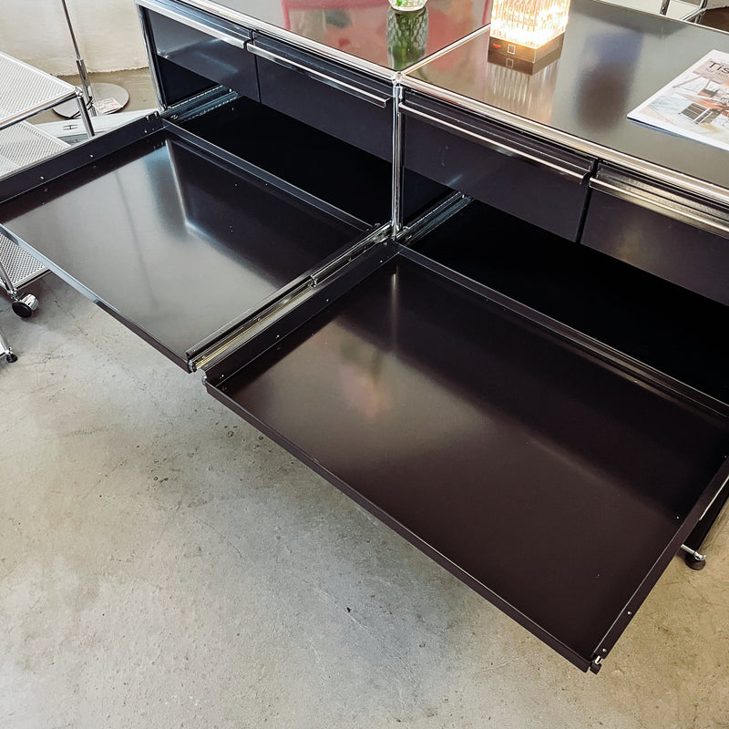 USM Haller - Sideboard - schwarz - gebrauchte Designermöbel