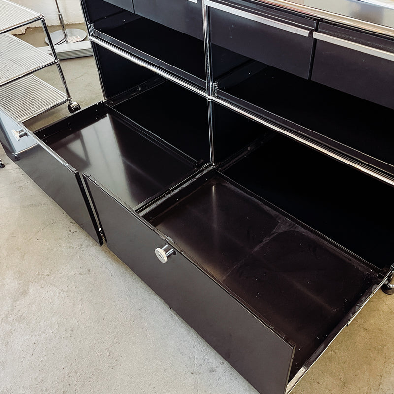 USM Haller - Sideboard - schwarz - gebrauchte Designermöbel