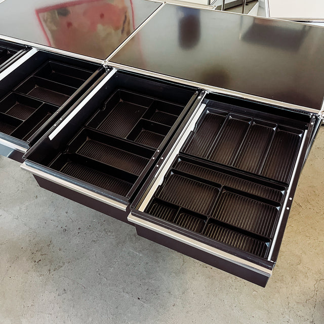 USM Haller - Sideboard - schwarz - gebrauchte Designermöbel