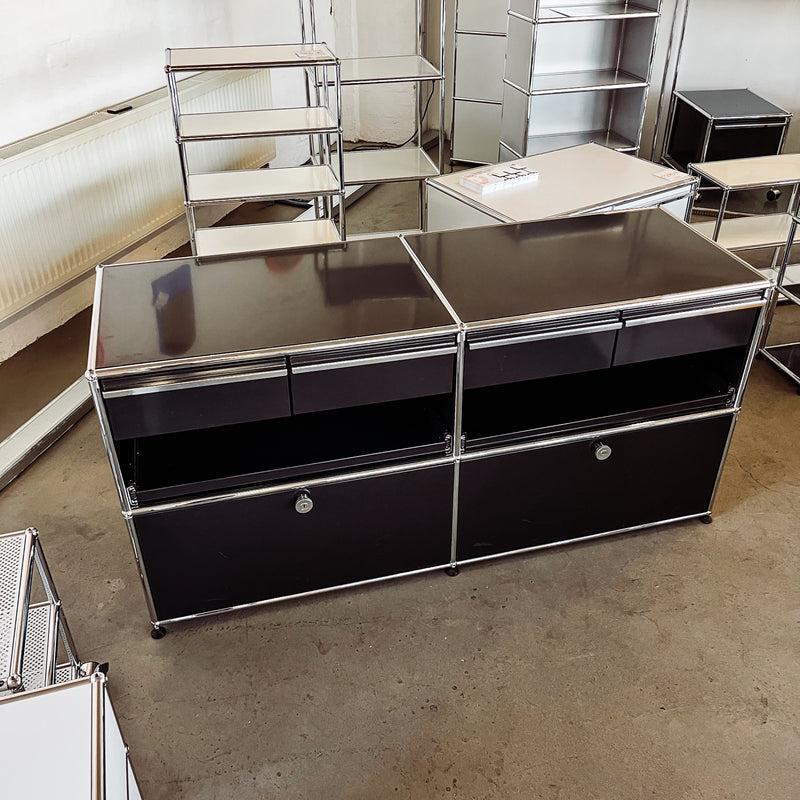 USM Haller - Sideboard - schwarz - gebrauchte Designermöbel