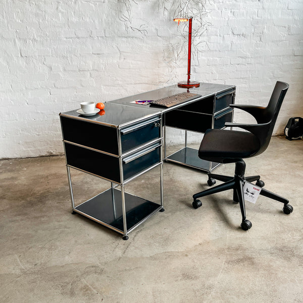 USM Haller - Sekretär - schwarz - gebrauchte TOP Qualität