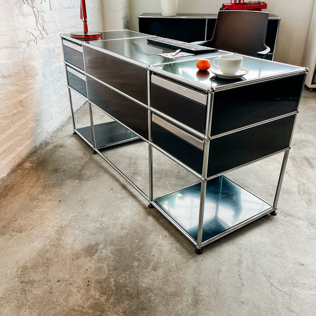 USM Haller - Sekretär - schwarz - gebrauchte TOP Qualität