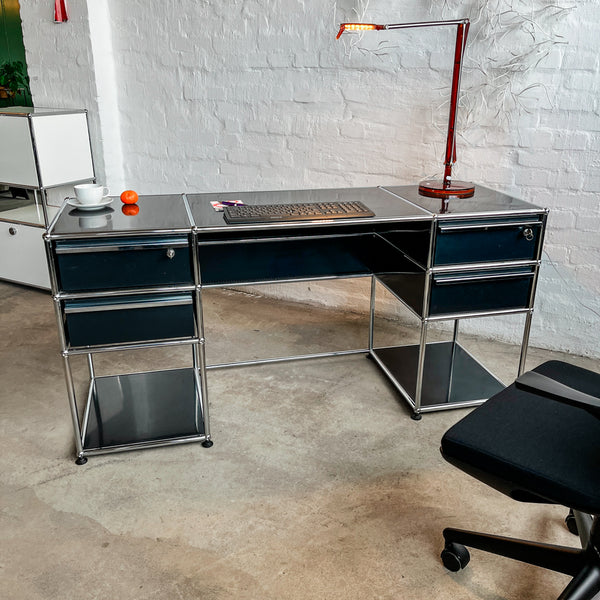 USM Haller - Sekretär - schwarz - gebrauchte TOP Qualität