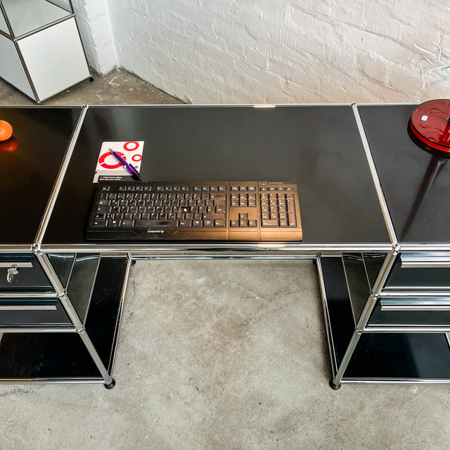 USM Haller - Sekretär - schwarz - gebrauchte TOP Qualität