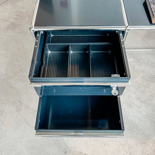 USM Haller - Sekretär - schwarz - gebrauchte TOP Qualität