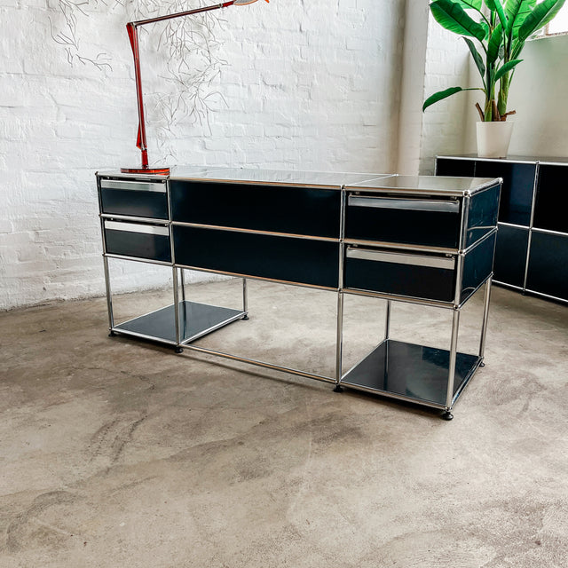 USM Haller - Sekretär - schwarz - gebrauchte TOP Qualität