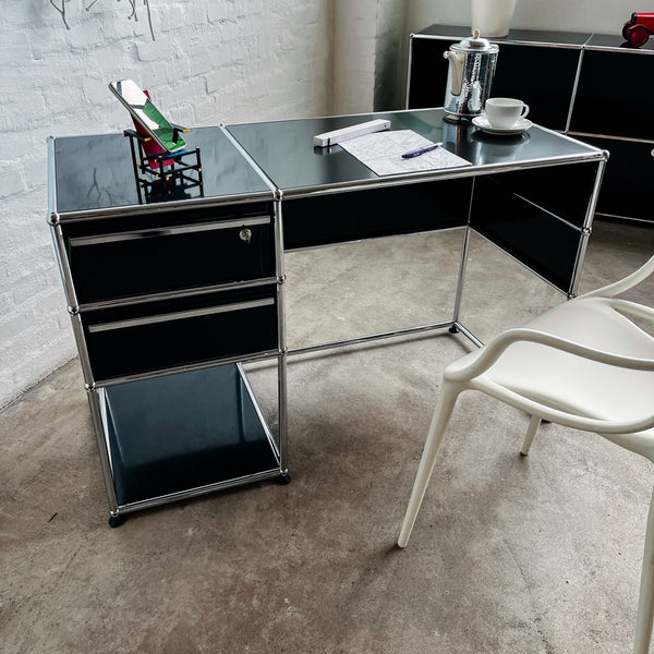 USM Haller - Sekretär - Schwarz - gebrauchte TOP Qualität