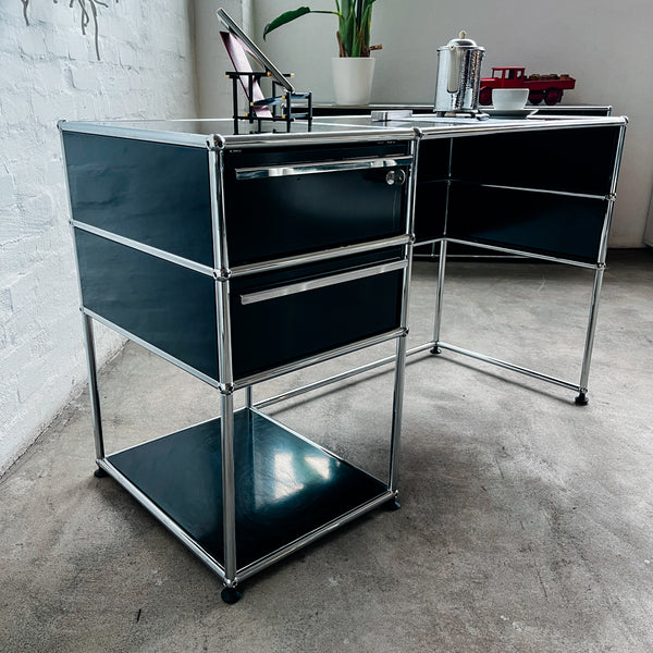 USM Haller - Sekretär - Schwarz - gebrauchte TOP Qualität