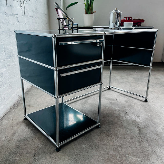 USM Haller - Sekretär - Schwarz - gebrauchte TOP Qualität