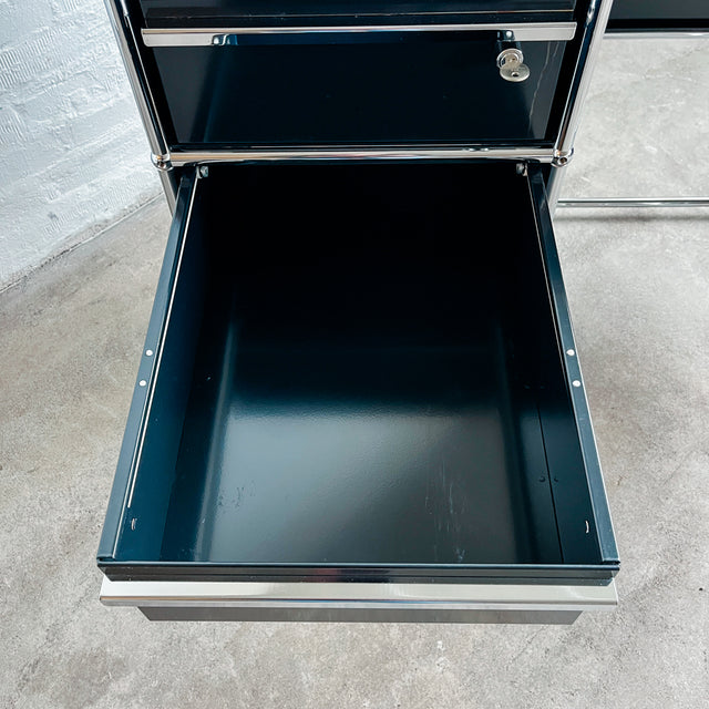 USM Haller - Sekretär - Schwarz - gebrauchte TOP Qualität