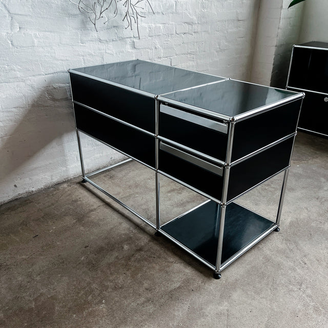 USM Haller - Sekretär - Schwarz - gebrauchte TOP Qualität