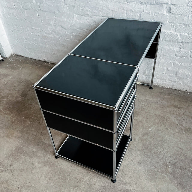 USM Haller - Sekretär - Schwarz - gebrauchte TOP Qualität