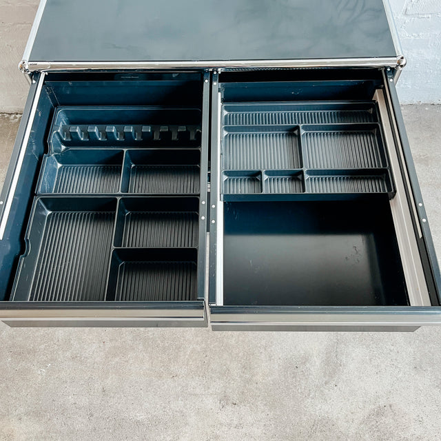 USM Haller - Doppelcontainer - schwarz - gebrauchte TOP Qualität