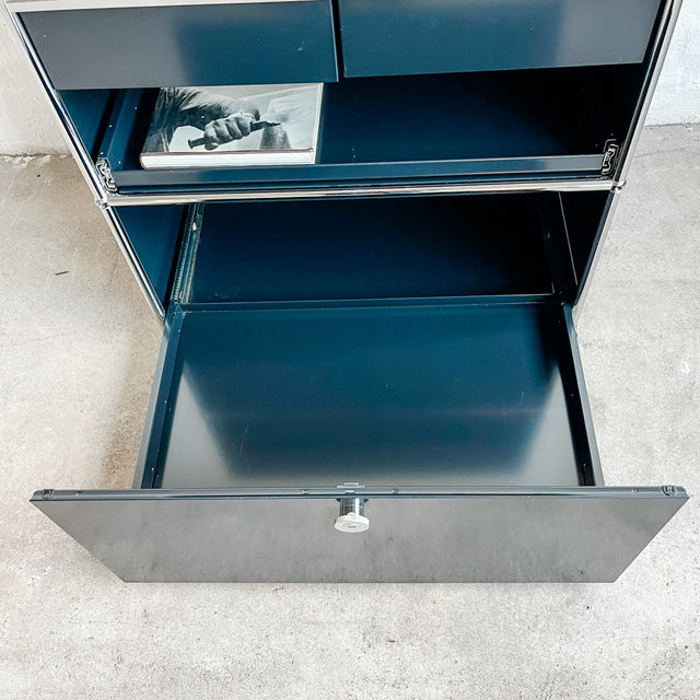 USM Haller - Doppelcontainer - schwarz - gebrauchte TOP Qualität