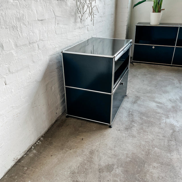 USM Haller - Doppelcontainer - schwarz - gebrauchte TOP Qualität