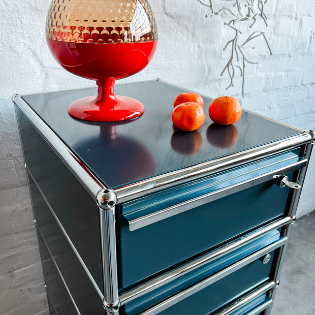 USM Haller - Standcontainer - anthrazit - gebrauchte Designermöbel