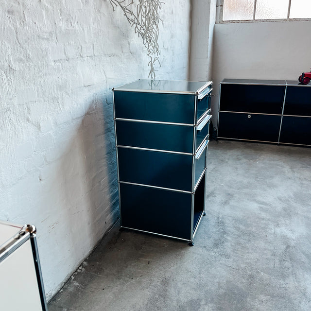 USM Haller - Standcontainer - anthrazit - gebrauchte Designermöbel