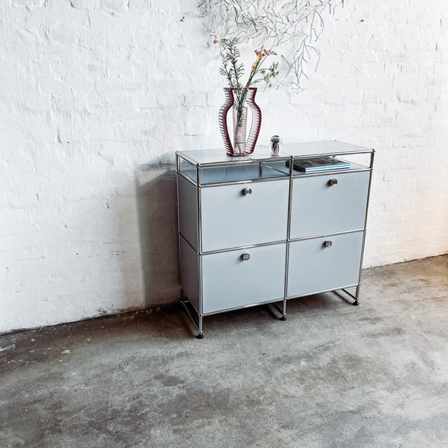 USM Haller - Highboard - mattsilber - gebrauchter TOP Zustand