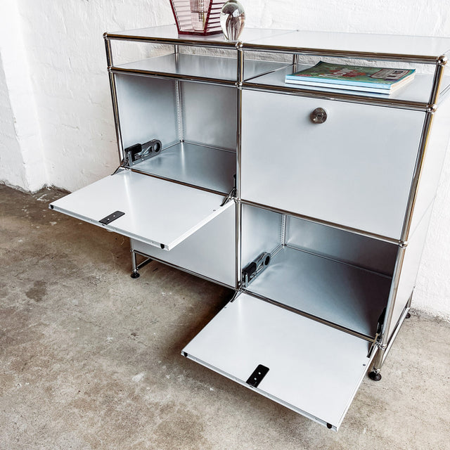 USM Haller - Highboard - mattsilber - gebrauchter TOP Zustand