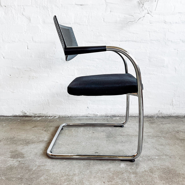 Visavis 2 - Freischwinger - schwarz - Antonio Citterio - gebrauchter TOP Zustand