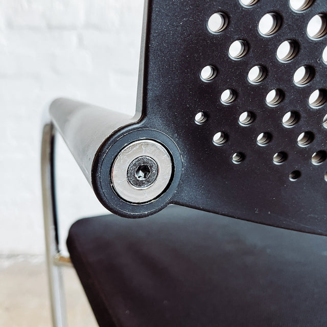 Visavis 2 - Freischwinger - schwarz - Antonio Citterio - gebrauchter TOP Zustand