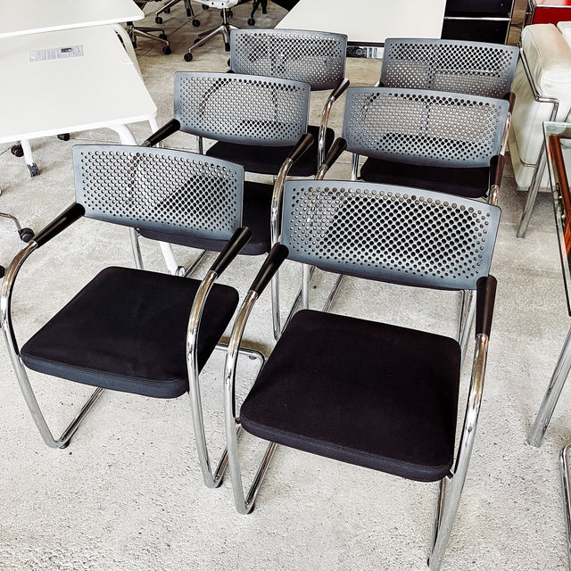 Visavis 2 - Freischwinger - schwarz - Antonio Citterio - gebrauchter TOP Zustand