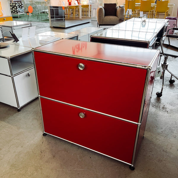 USM Haller - Sideboard - rot - gebrauchter TOP Zustand