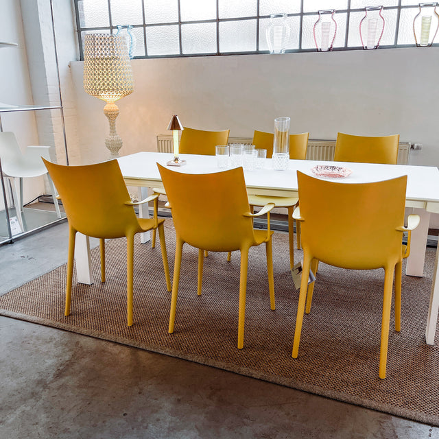 Kartell - Armlehnstuhl H.H.H. - gelb - Philippe Starck - Outdoor - NEU