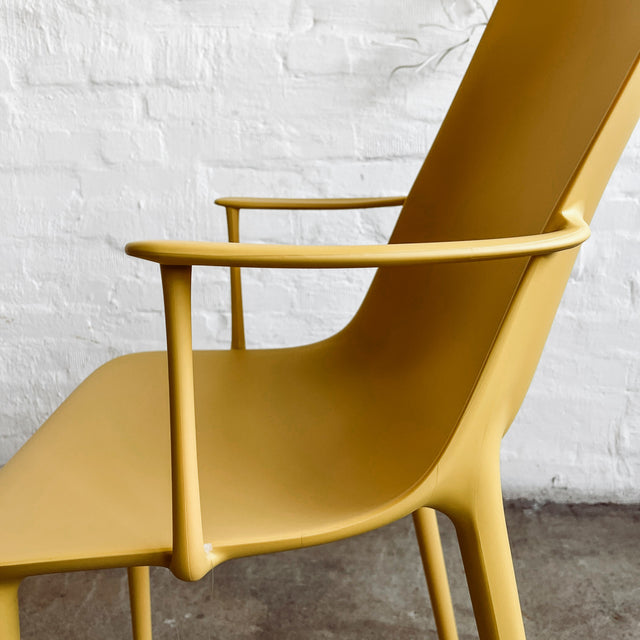 Kartell - Armlehnstuhl H.H.H. - gelb - Philippe Starck - Outdoor - NEU