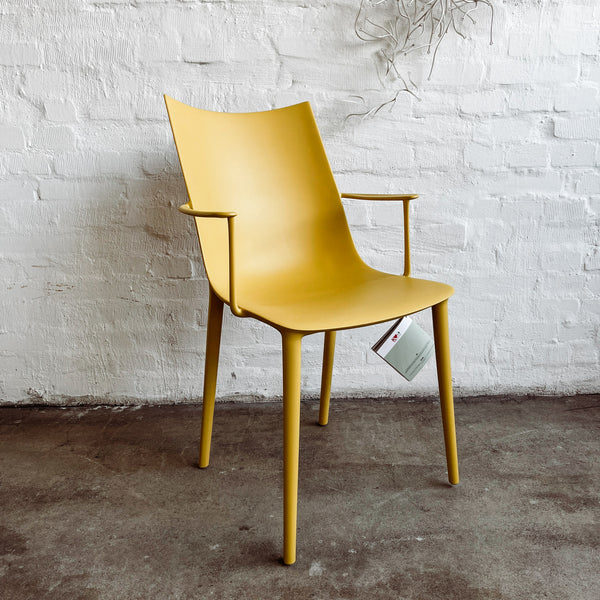 Kartell - Armlehnstuhl H.H.H. - gelb - Philippe Starck - Outdoor - NEU