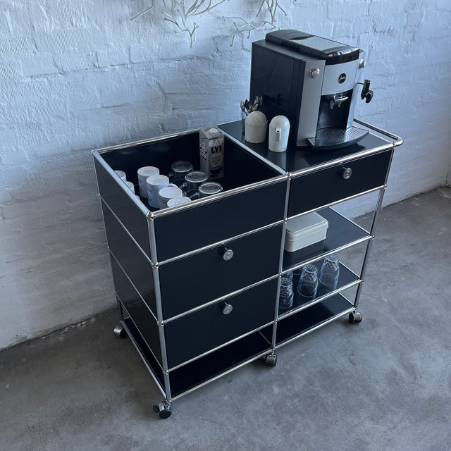 USM Haller - Kaffeebar - Barwagen - schwarz - gebrauchter TOP Zustand