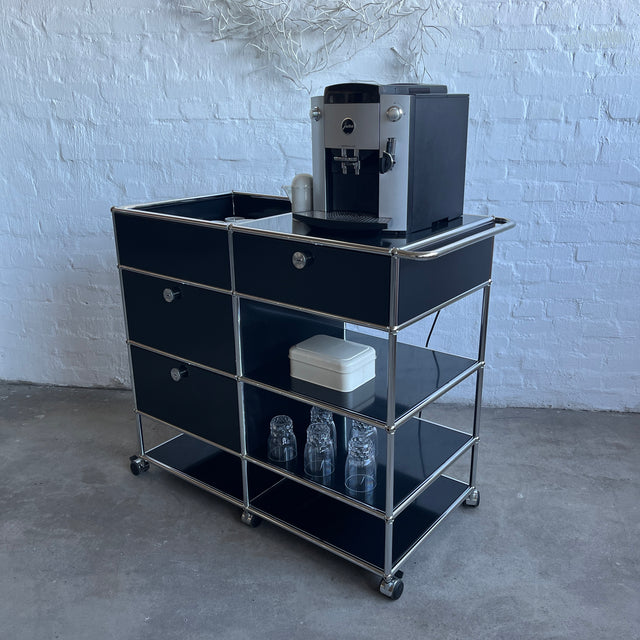 USM Haller - Kaffeebar - Barwagen - schwarz - gebrauchter TOP Zustand