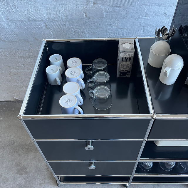 USM Haller - Kaffeebar - Barwagen - schwarz - gebrauchter TOP Zustand