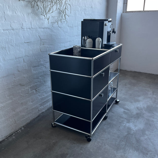 USM Haller - Kaffeebar - Barwagen - schwarz - gebrauchter TOP Zustand