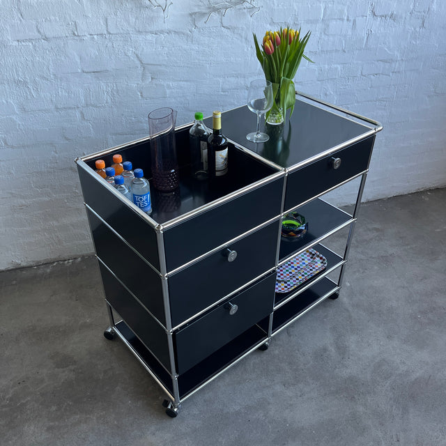 USM Haller - Kaffeebar - Barwagen - schwarz - gebrauchter TOP Zustand