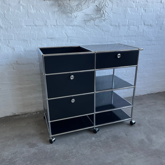 USM Haller - Kaffeebar - Barwagen - schwarz - gebrauchter TOP Zustand