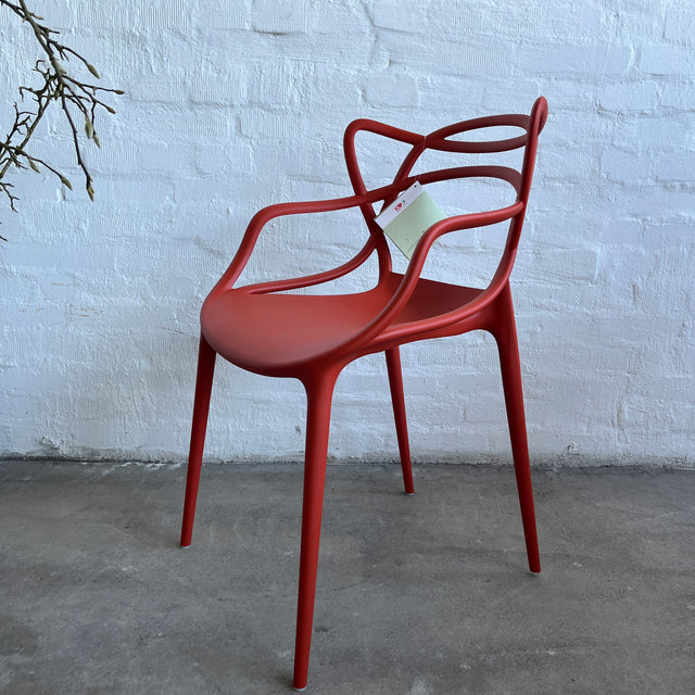 Kartell - Masters Armlehnstuhl - rostrot - Eugeni Quitllet - Philippe Starck - Outdoor - NEU