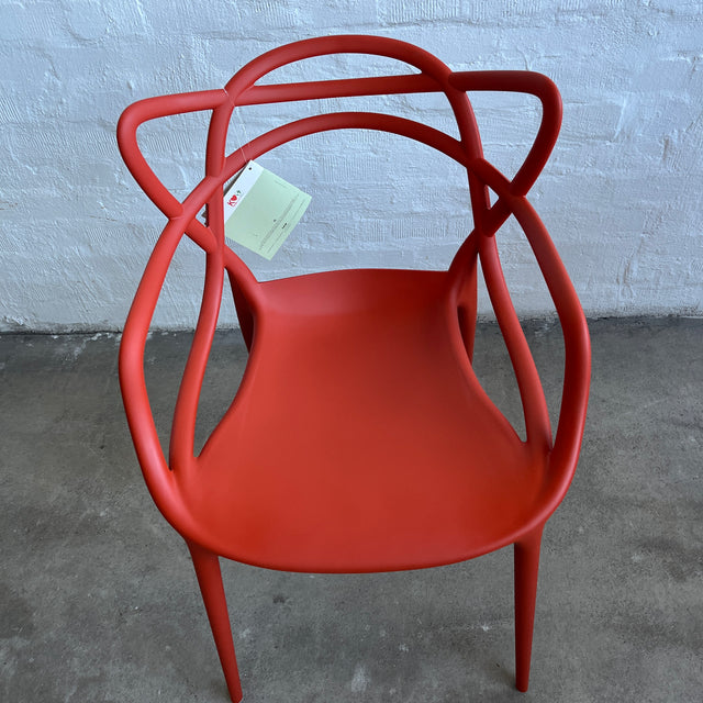 Kartell - Masters Armlehnstuhl - rostrot - Eugeni Quitllet - Philippe Starck - Outdoor - NEU