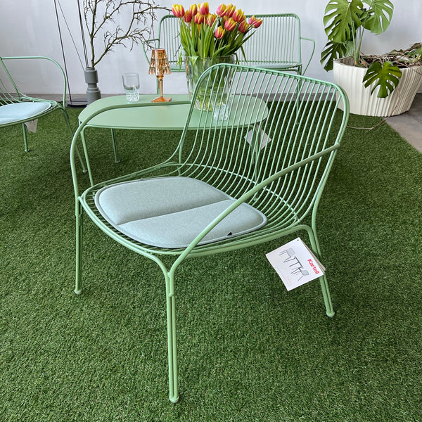 Kartell - Hiray Lounge - Gartenarmlehnstuhl - grün - Ludovica Serafini und Roberto Palomba - Outdoor - NEU