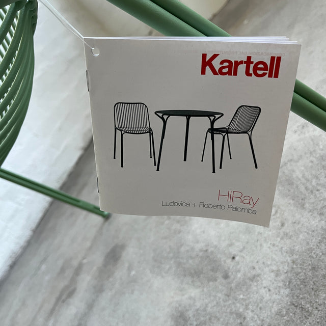 Kartell - Hiray Lounge - Gartenarmlehnstuhl - grün - Ludovica Serafini und Roberto Palomba - Outdoor - NEU