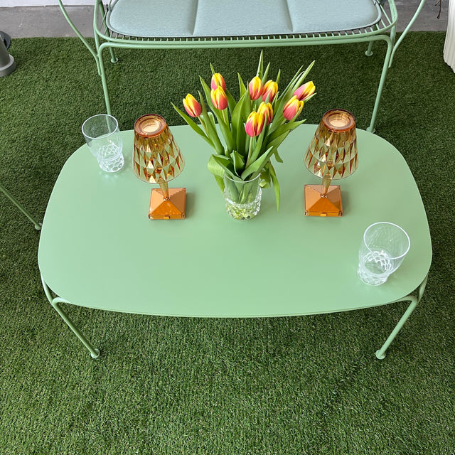 Kartell - Hiray - Gartenbeistelltisch - grün - Ludovica Serafini und Roberto Palomba - Outdoor - NEU