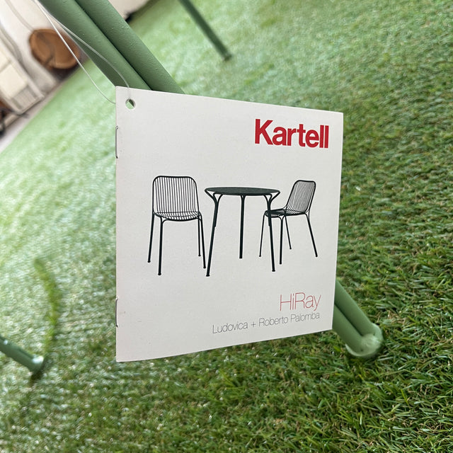 Kartell - Hiray - Gartenbeistelltisch - grün - Ludovica Serafini und Roberto Palomba - Outdoor - NEU