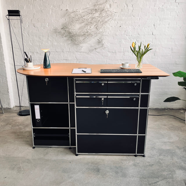 USM Haller - Counter/Theke - schwarz - guter gebrauchter Zustand