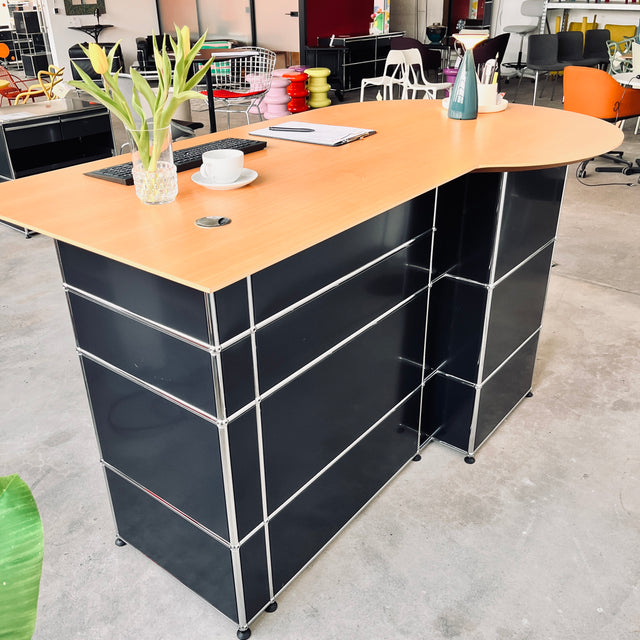 USM Haller - Counter/Theke - schwarz - guter gebrauchter Zustand
